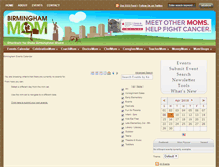 Tablet Screenshot of calendar.birminghammom.com